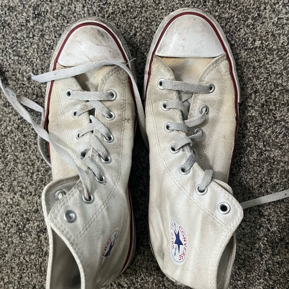 Converse Off-White High-Top Sneakers
